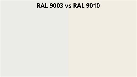 ral 9010 vs 9003.